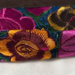 Floral Embroidered Crossbody Bag